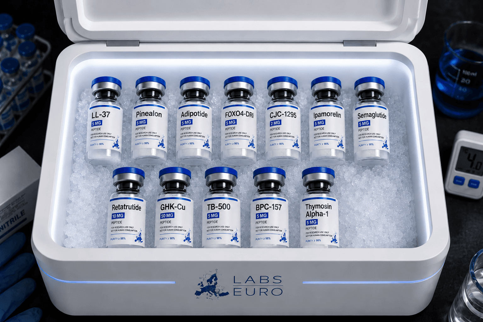 Cold-Chain-Versandbox · EPS-Isolierbox mit Tracking