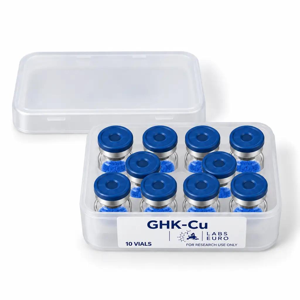 Eurolabs GHK-Cu – Kit mit 10 unbeschrifteten Vials