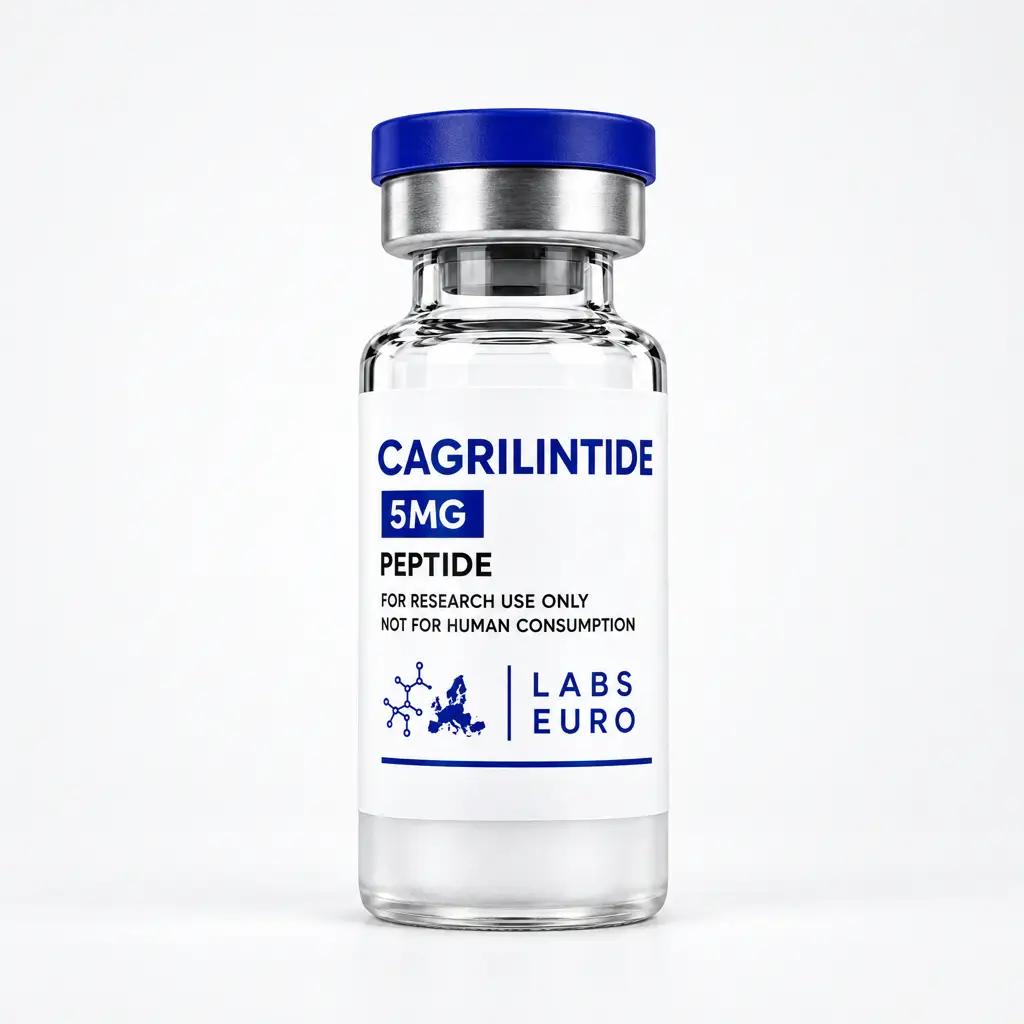 Cagrilintide: Illustrative labelled single vial; the kit contains ten unlabelled vials