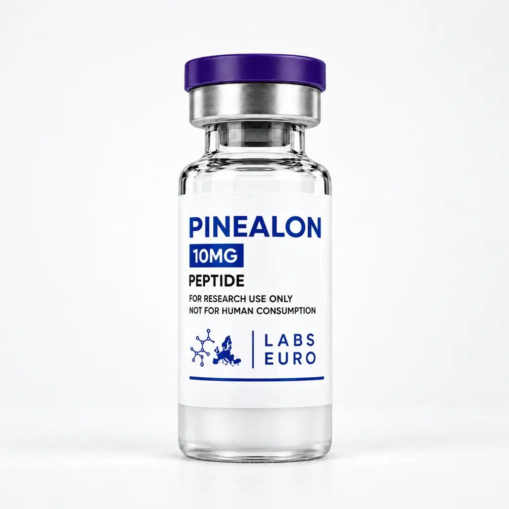 Pinealon: illustrative labelled single vial; the kit contains ten unlabelled vials
